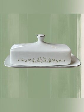 Sheffield "Elegance" 1/4 Pound Covered Butter Dish Japan @1960’s Fine China